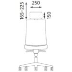 Ергономичен Работен Стол Navigo White UPH HRUA Insert - Image 3